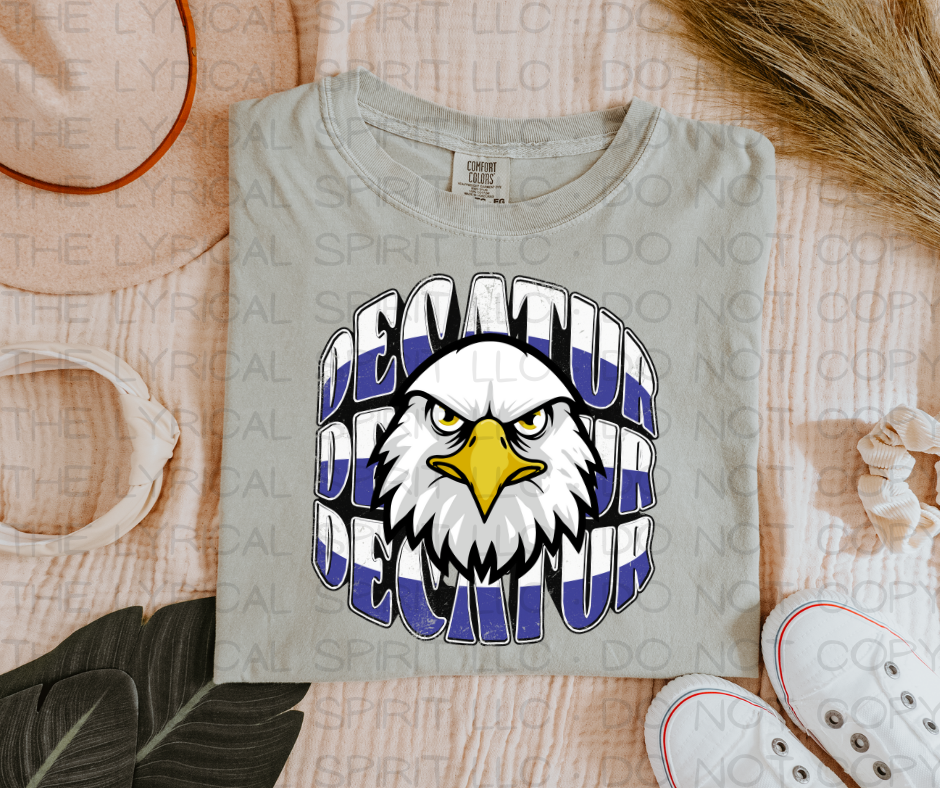 Decatur Eagles Mascot Custom Exclusive CC T-Shirt