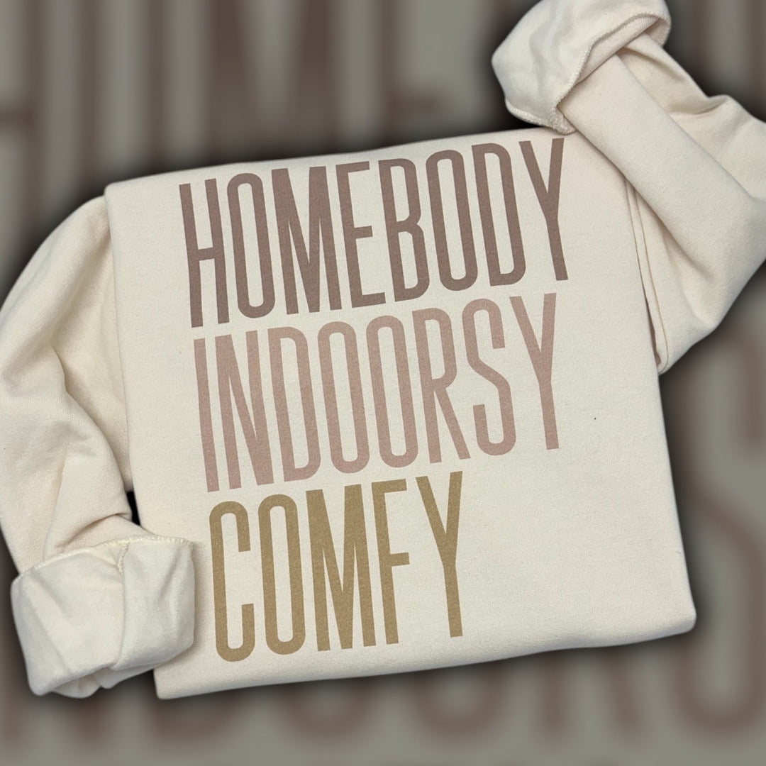 Homebody Indoorsy Comfy Neutrals Sweatshirt