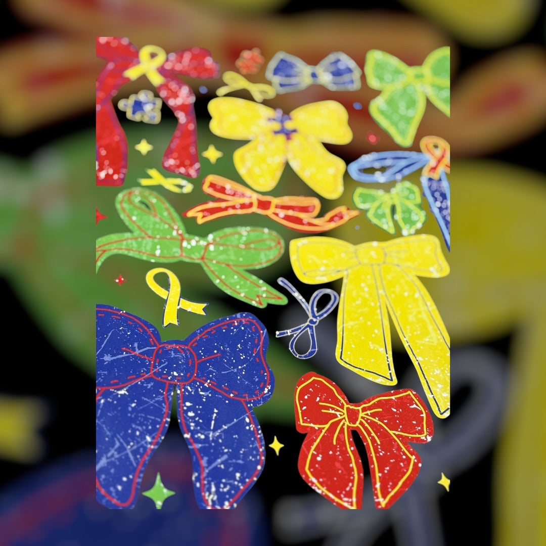 Autism Awesomeness Bow Pocket T-Shirt