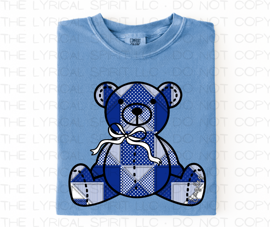 Eagles Patchwork Teddy Bear Custom Exclusive T-Shirt