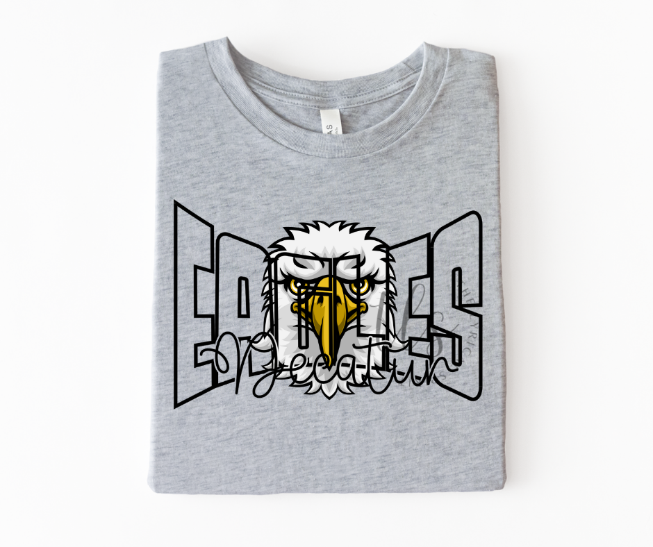 Decatur Eagles Mascot Custom Exclusive T-Shirt