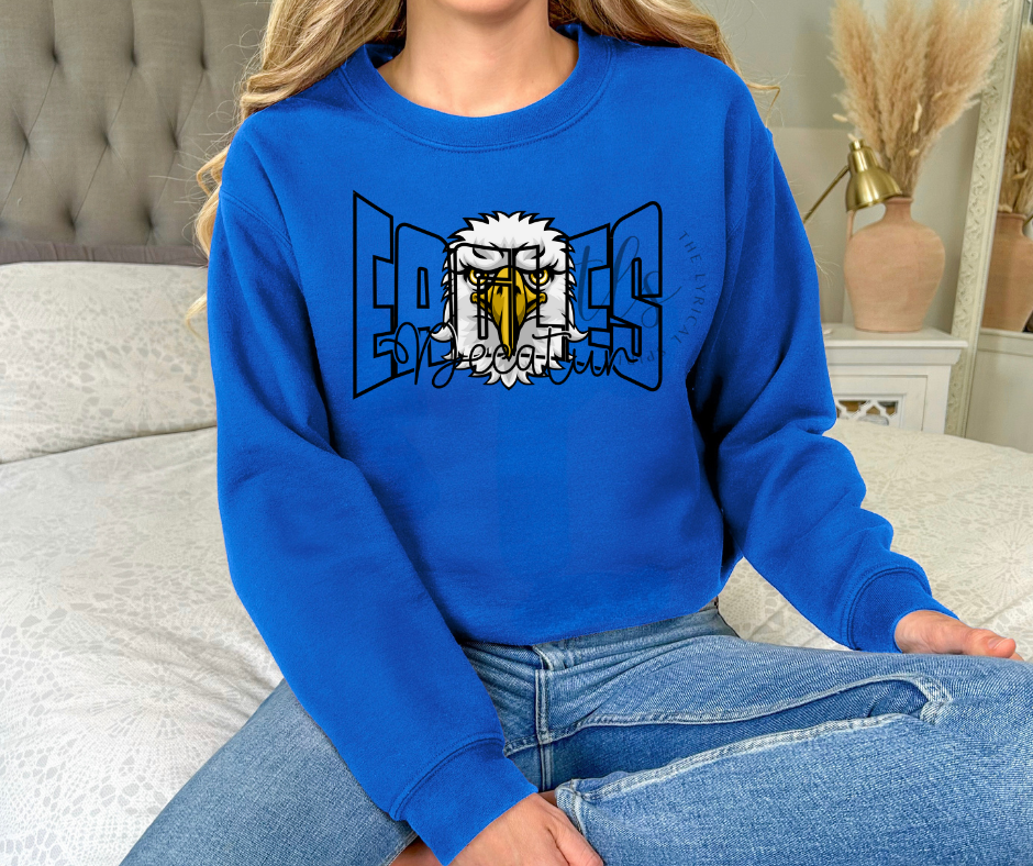 Decatur Eagles Mascot Custom Exclusive Sweatshirt