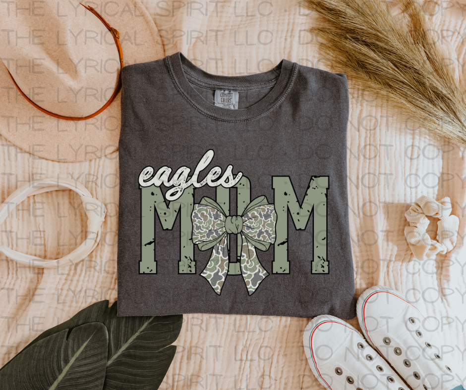 Exclusive Camo Eagles Mom T-Shirt