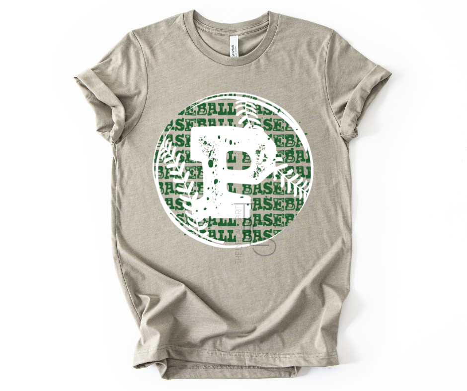 Paradise Panthers Distressed Baseball Custom T-Shirt