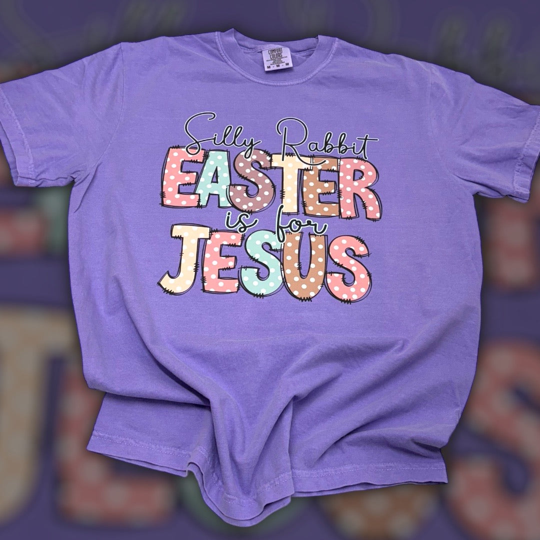 Silly Rabbit Easter Is For Jesus T-Shirt