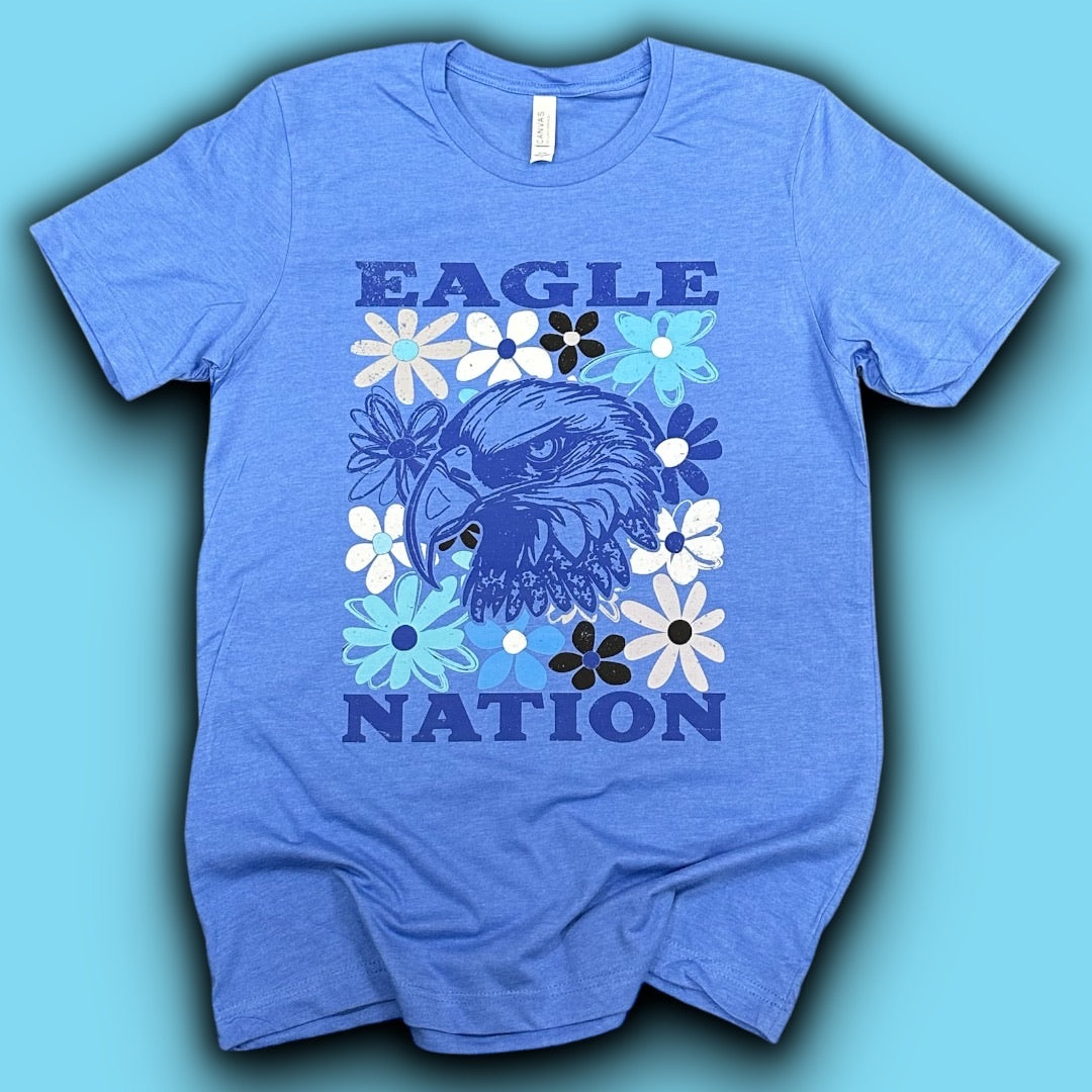 Eagle Nation Floral T-Shirt