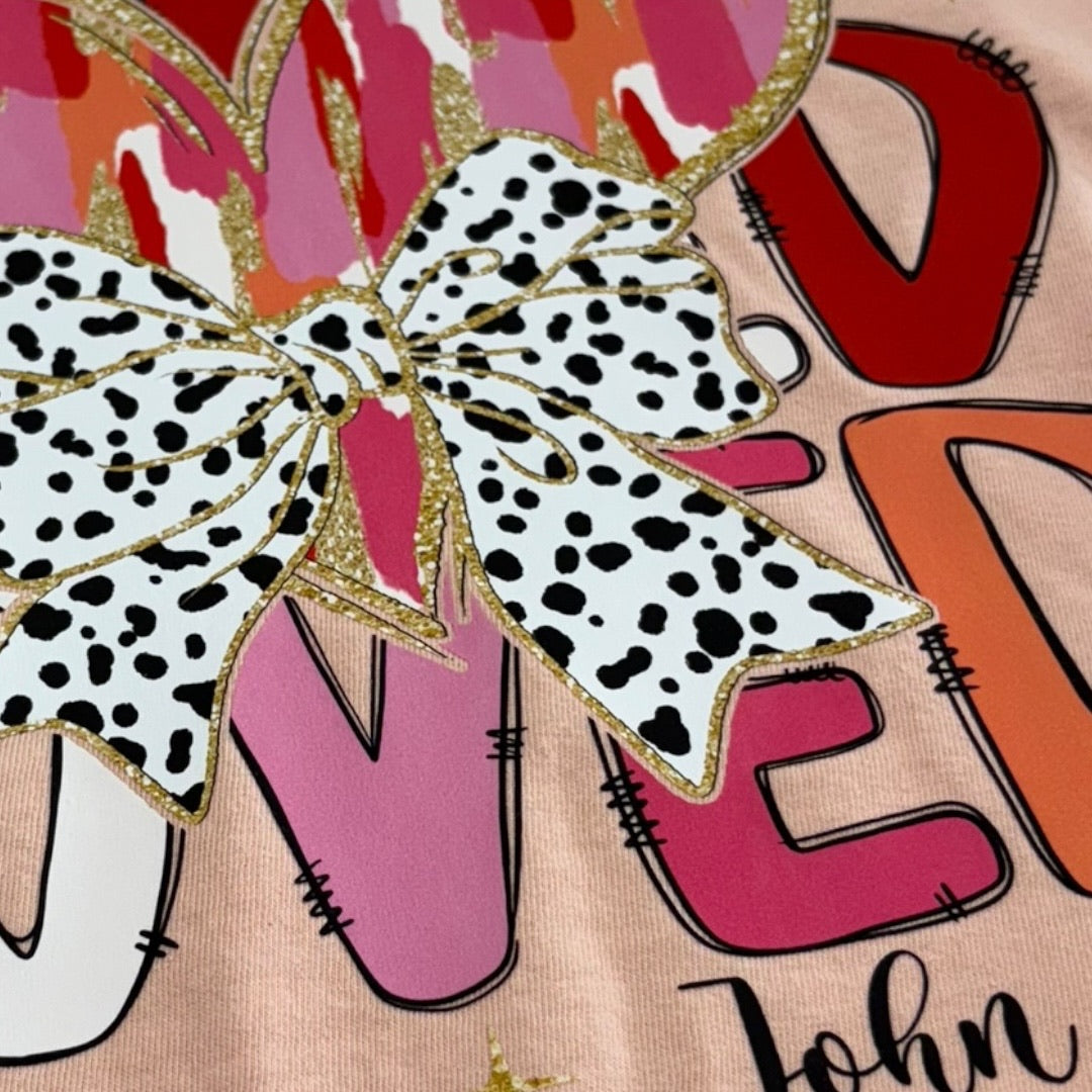 Loved Loved Loved John 3:16 Valentine’s T-Shirt