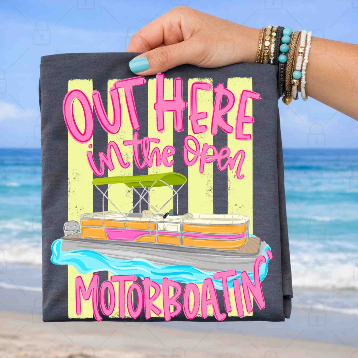 Out Here Motor Boatin' T-Shirt