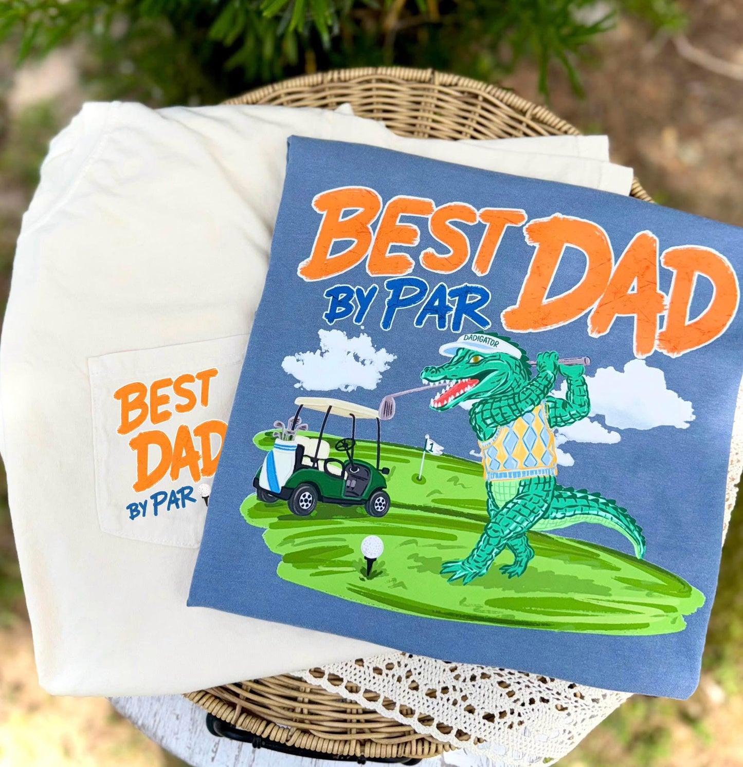 Best Dad By Par Gator Golf T-Shirt