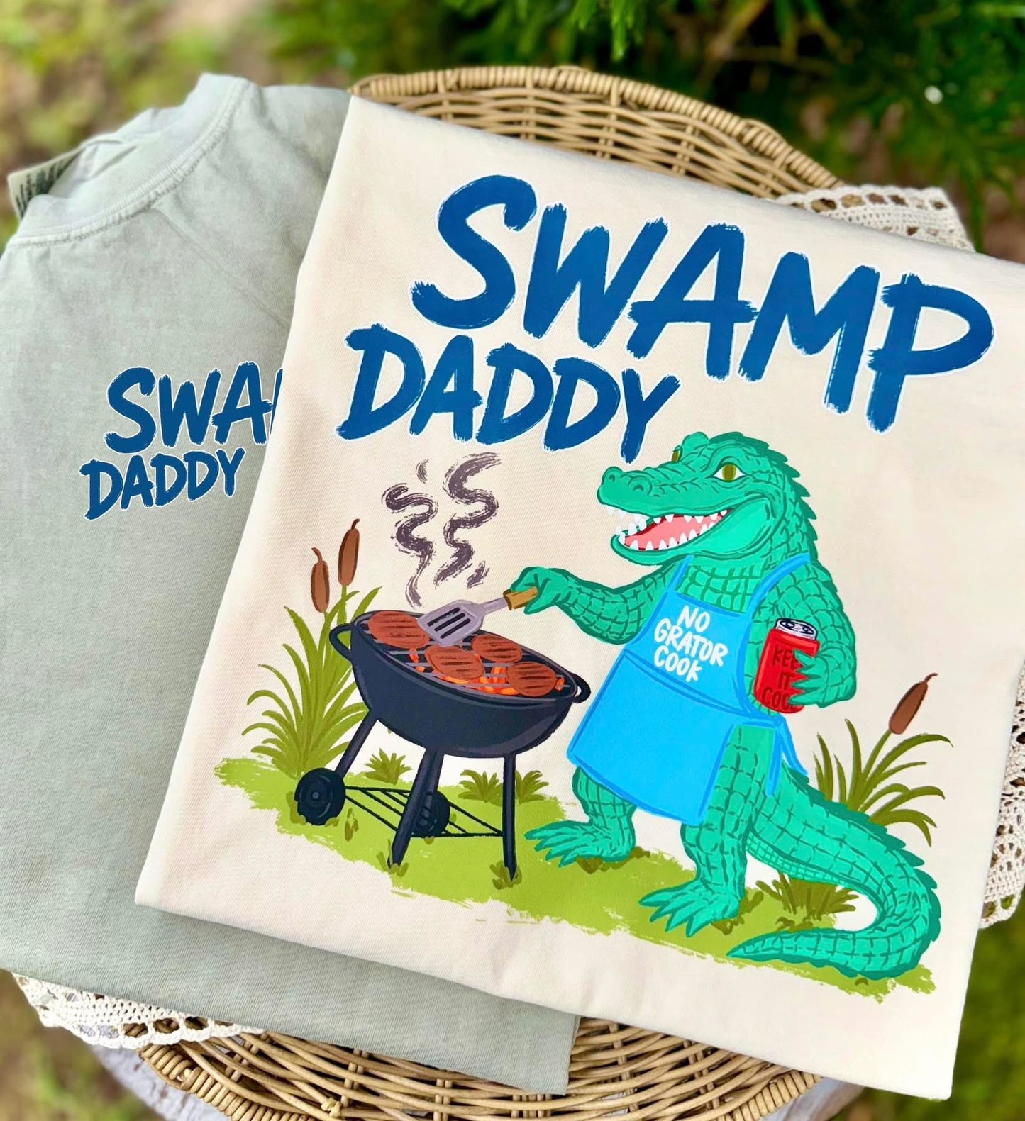Swamp Daddy Gator Grilling T-Shirt