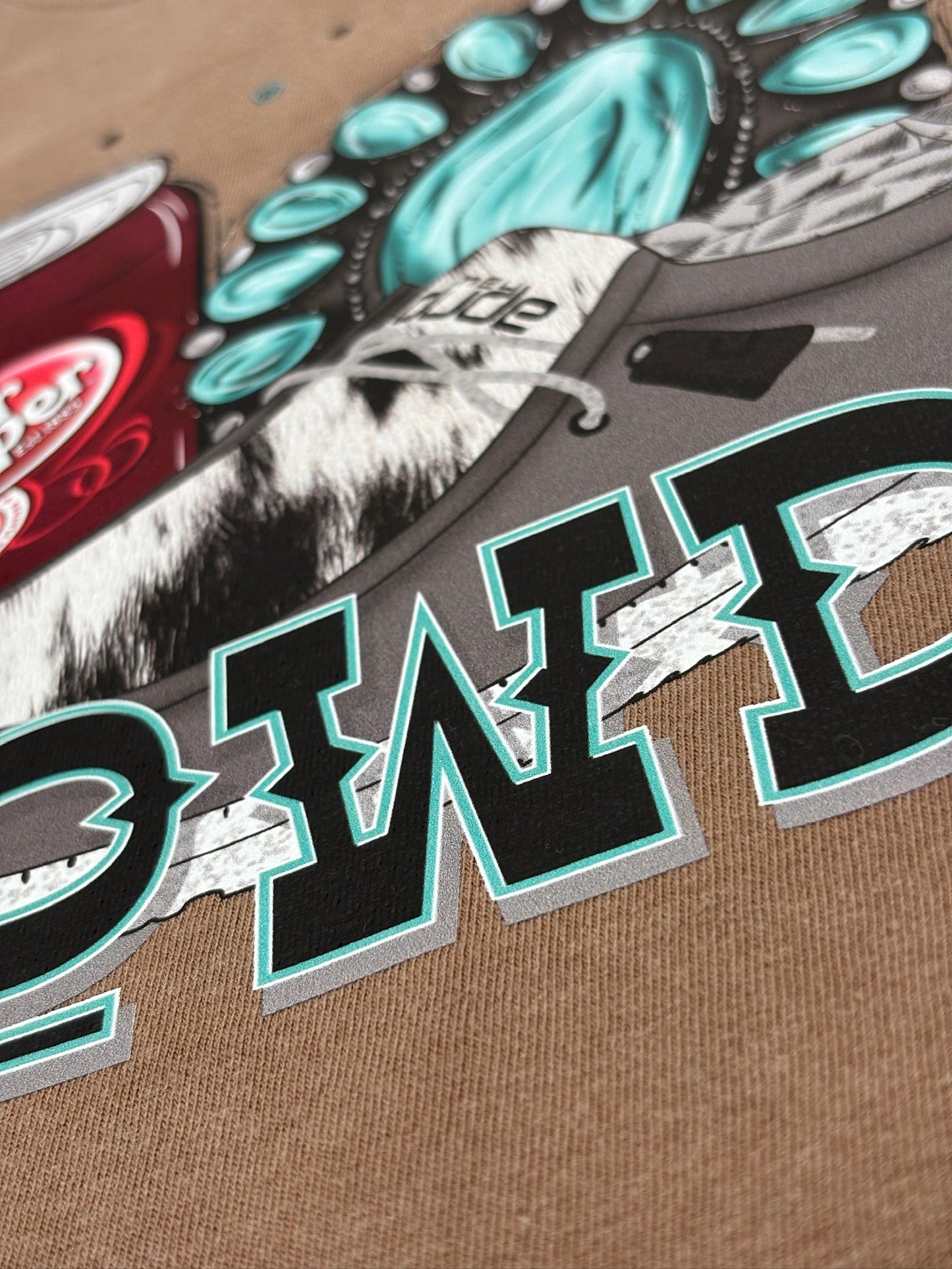 Howdy Dr. Pepper Turquoise T-Shirt