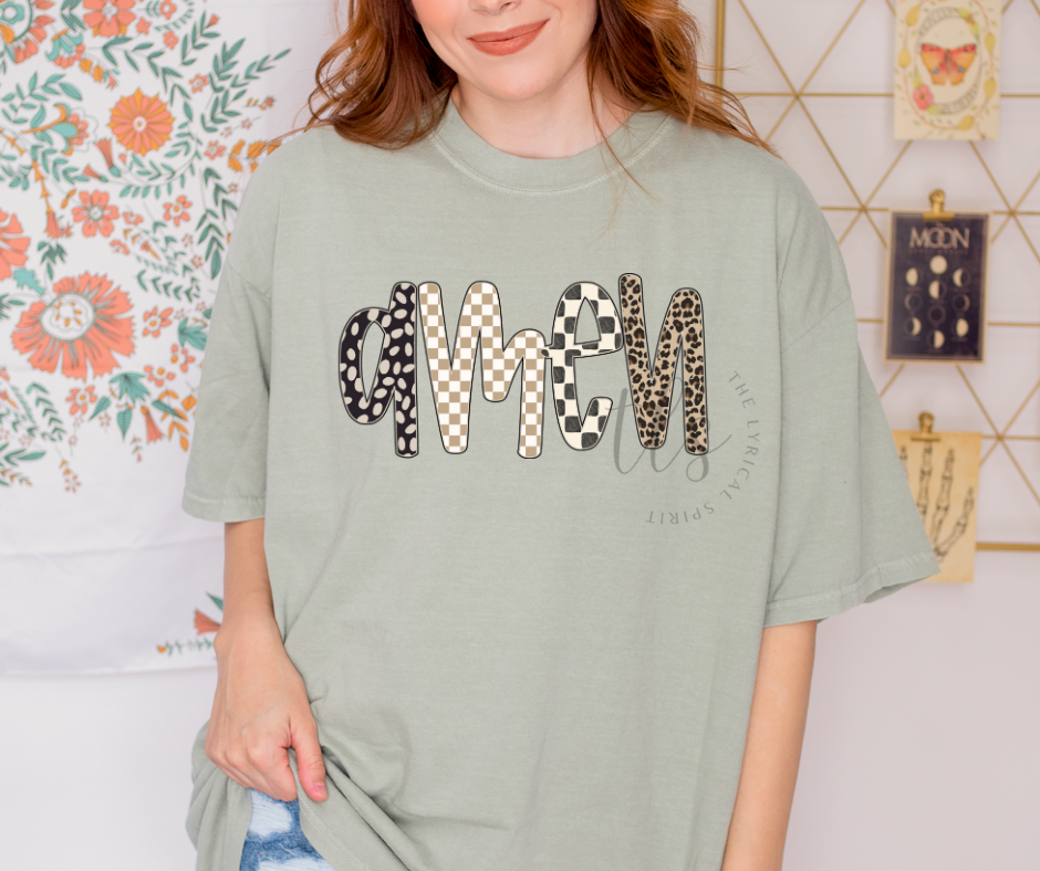 Amen Neutral Patterns T-Shirt