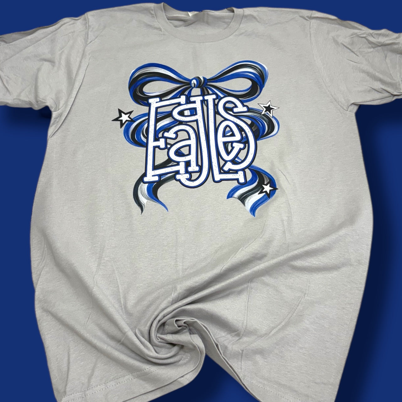 Eagles Blue Long Bow T-Shirt
