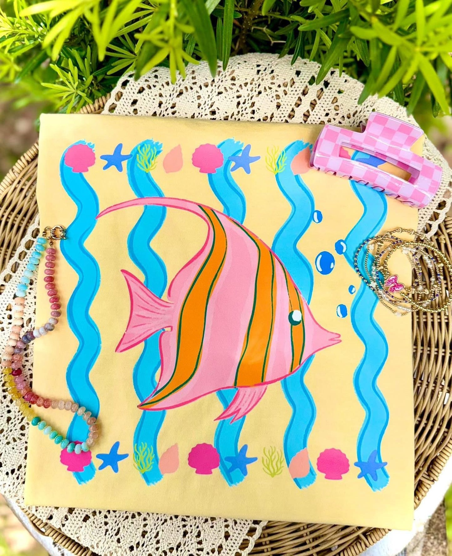 Fish Summertime Beach T-Shirt