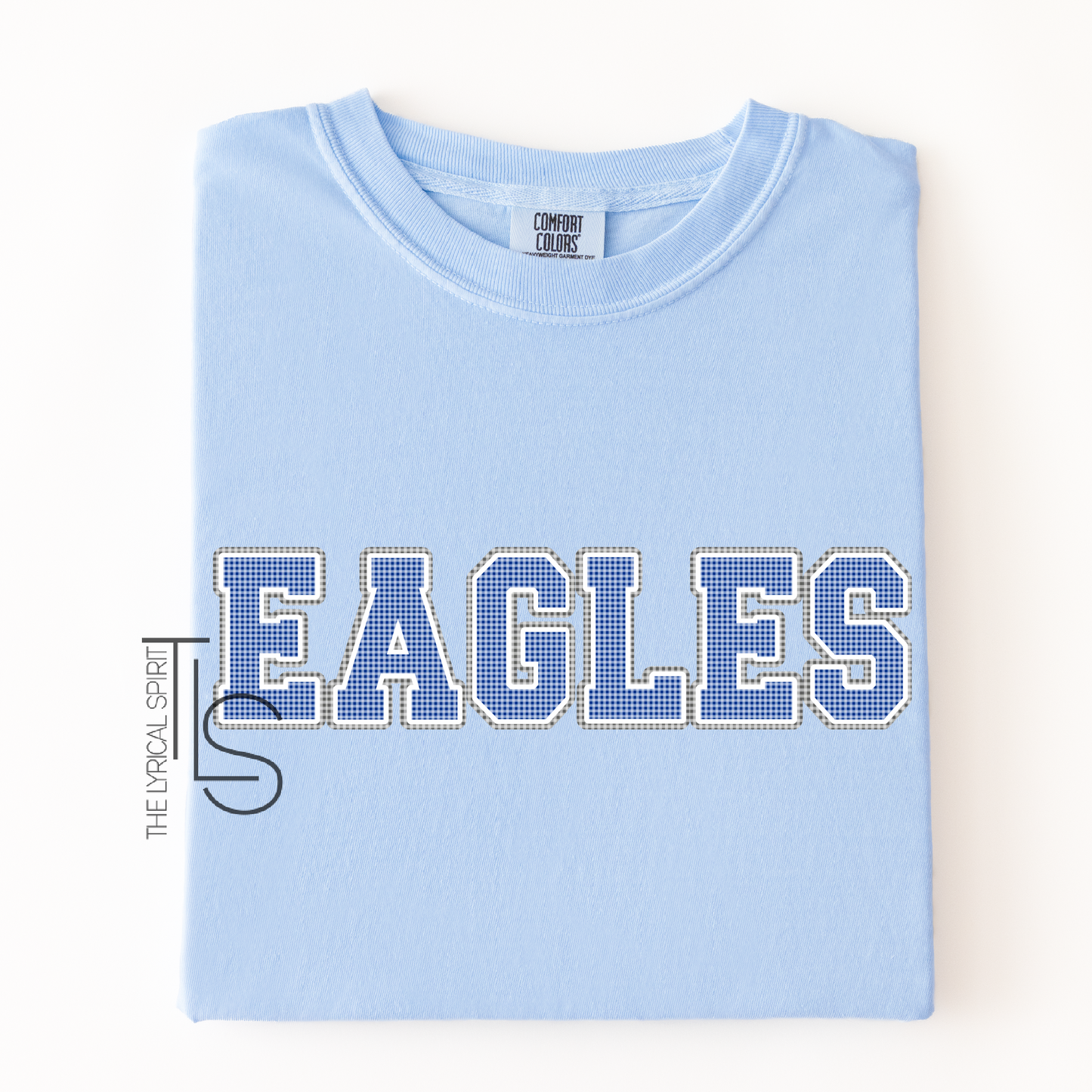 Gingham Eagles School Spirit T-Shirt