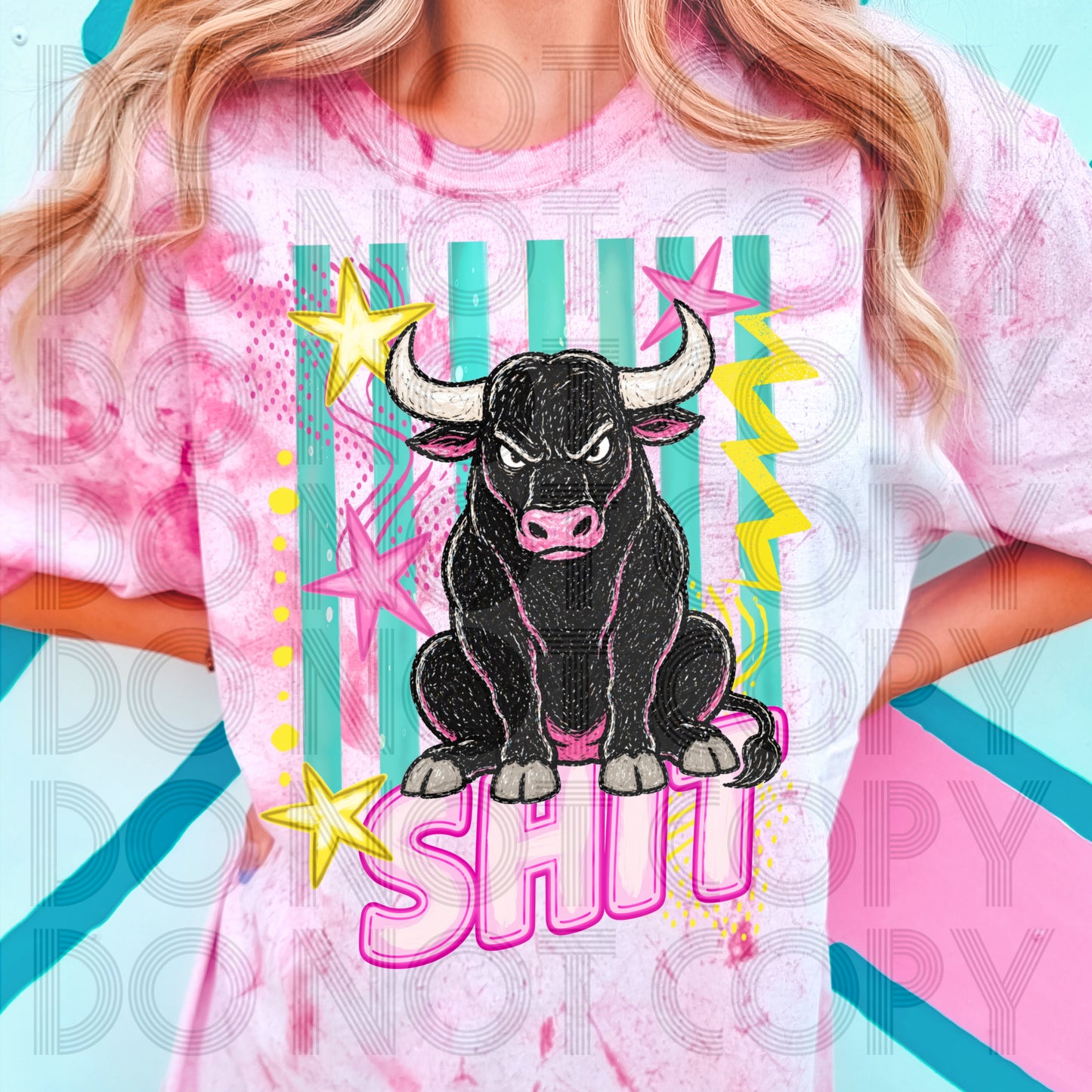 Bull S*** Colorblast T-Shirt