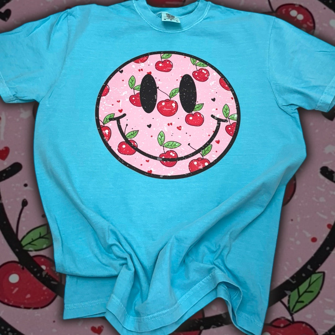 Cherry Smiley T-Shirt