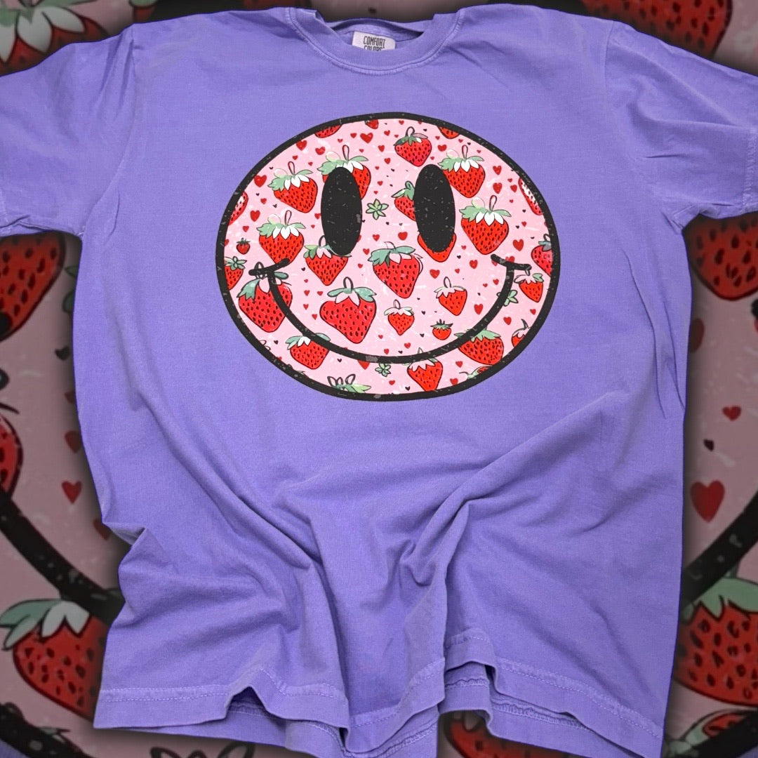 Strawberry Smiley T-Shirt