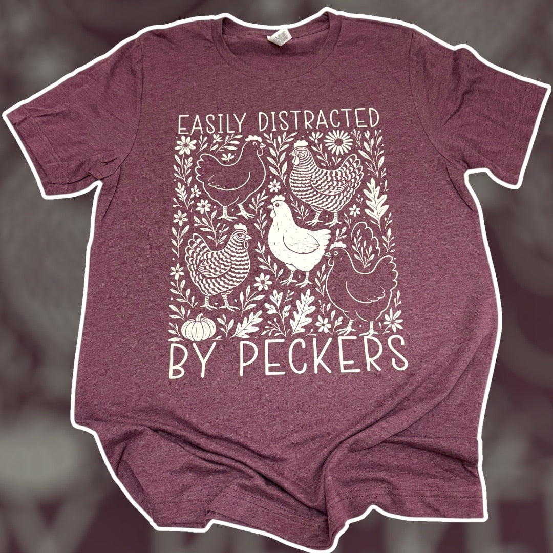 Easily Distracted Chicken T-Shirt