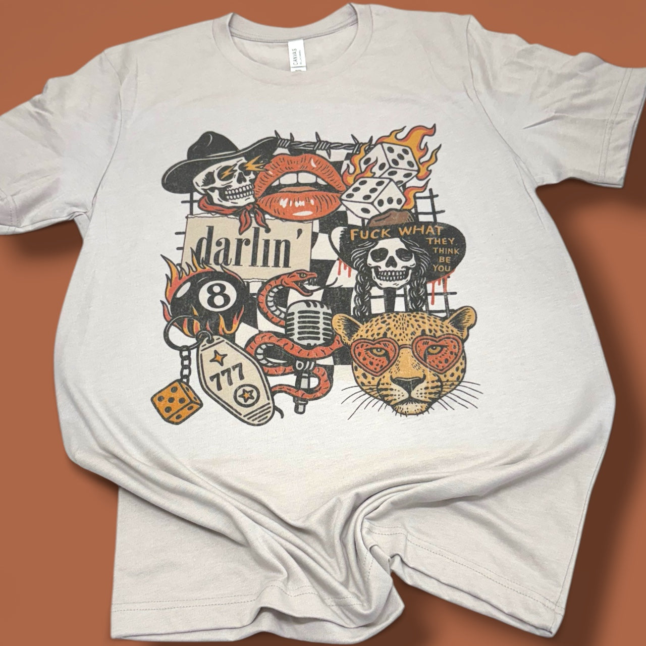 Darlin’ Leopard Collage T-Shirt