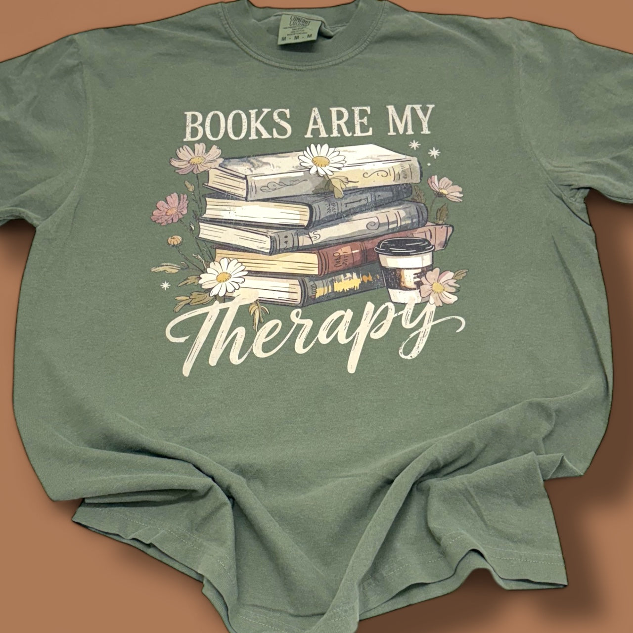 Books Are My Therapy T-Shirt