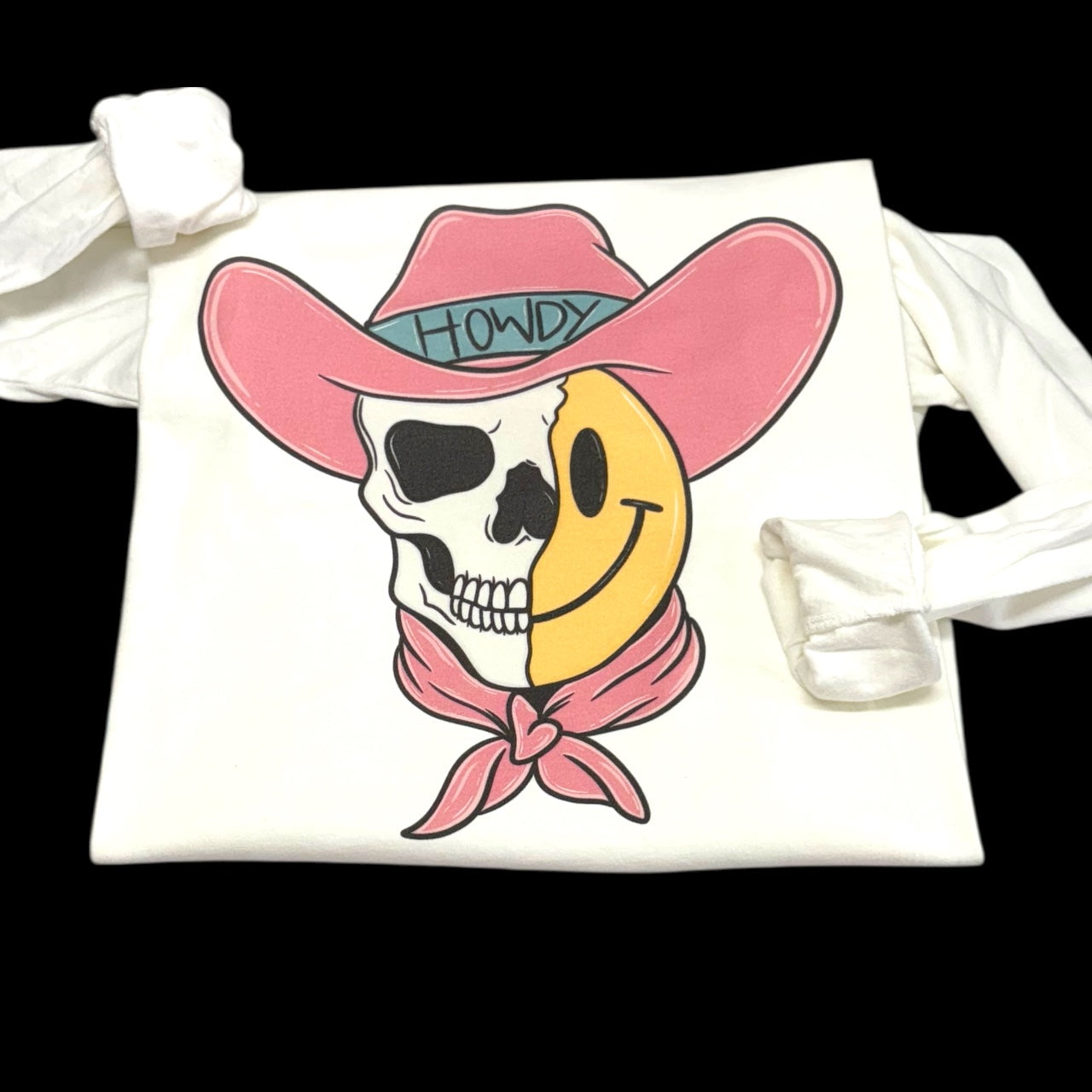 Howdy Skull Smiley T-Shirt
