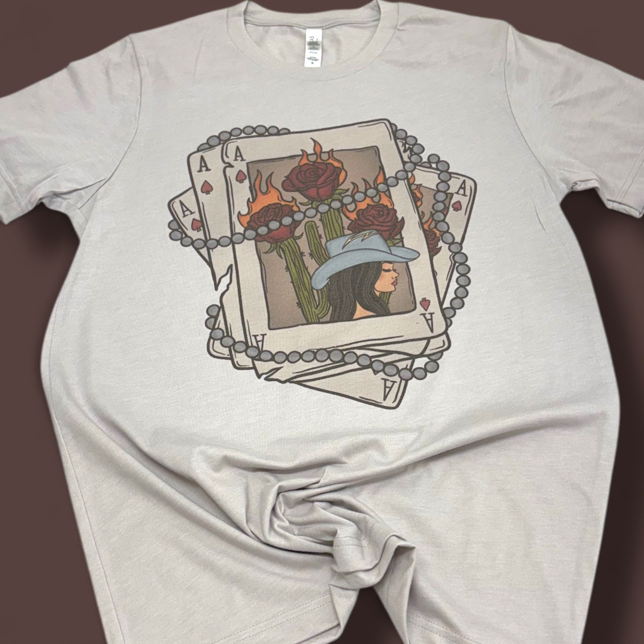 Cowgirl Playing Card T-Shirt