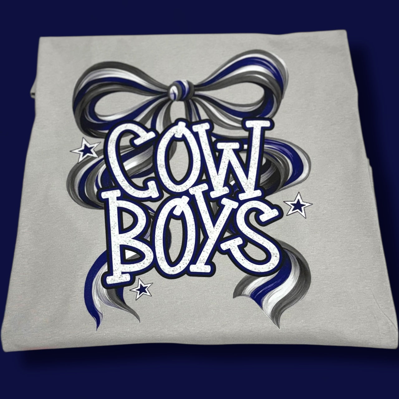 Cowboys Blue Long Bow T-Shirt