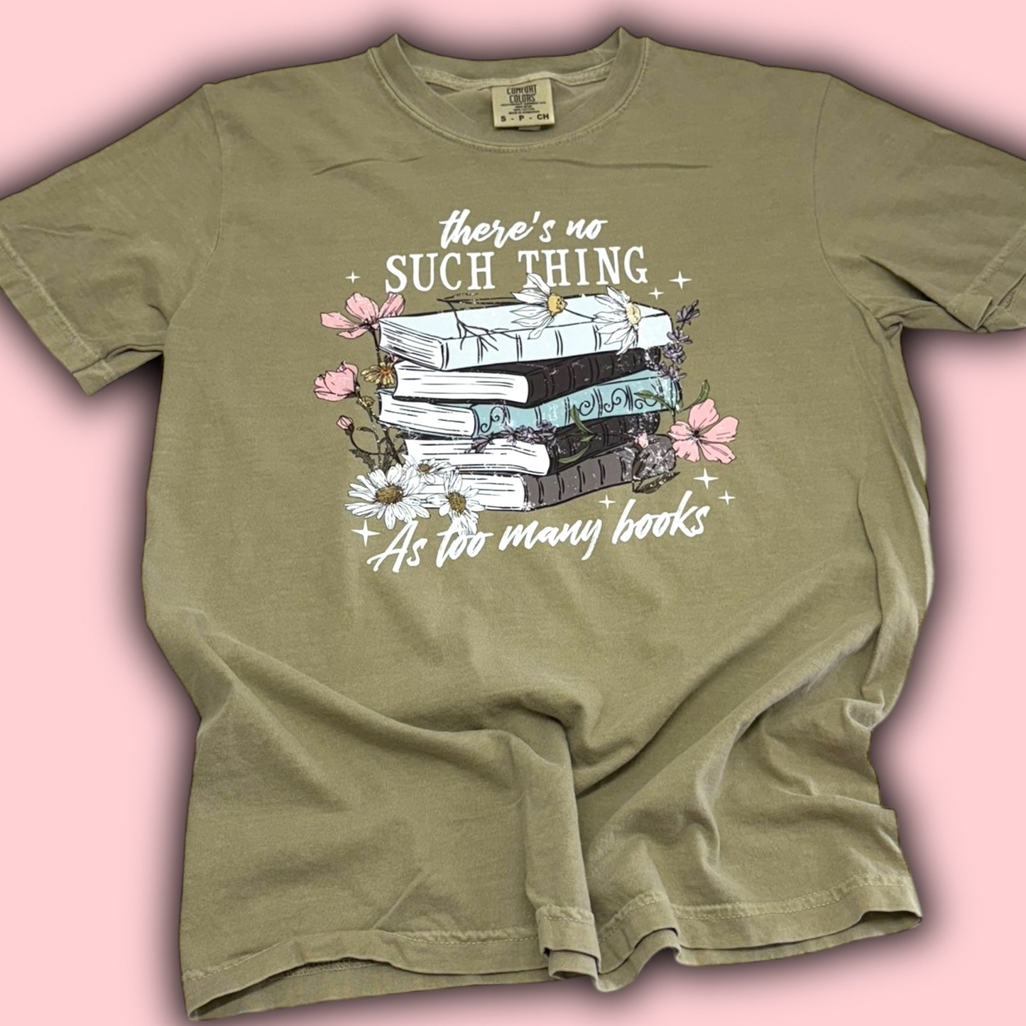 Never Too Many Books T-Shirt