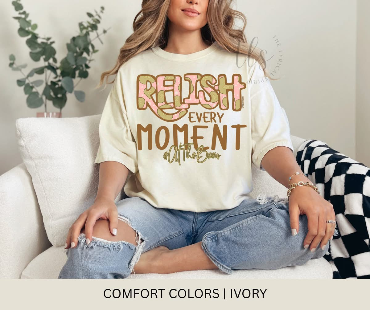 Relish Every Moment 5th Birthday T-Shirt
