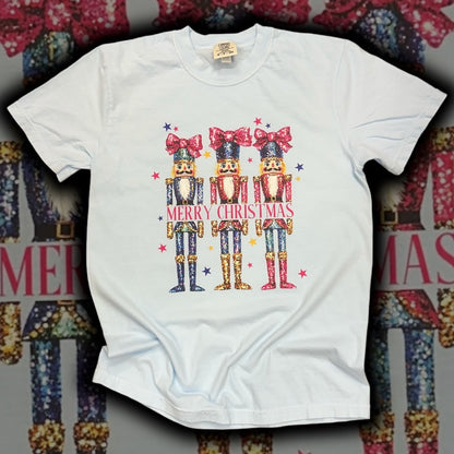 Glitter Nutcracker Christmas T-Shirt