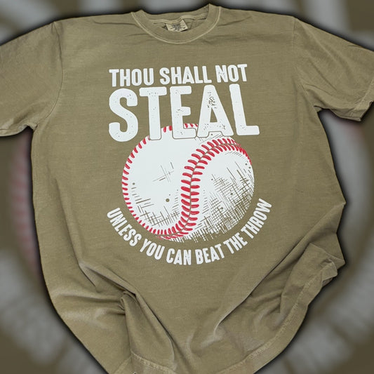 Thou Shall Not Steal Baseball T-Shirt