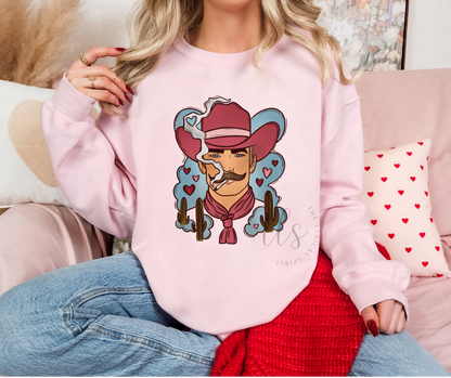Cowboy Valentine's Sweatshirt
