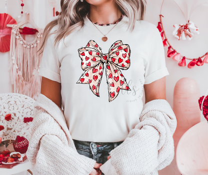 Heart Bow Valentine's T-Shirt