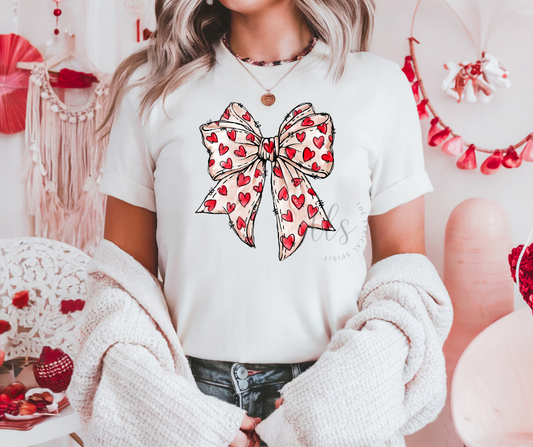 Heart Bow Valentine's T-Shirt