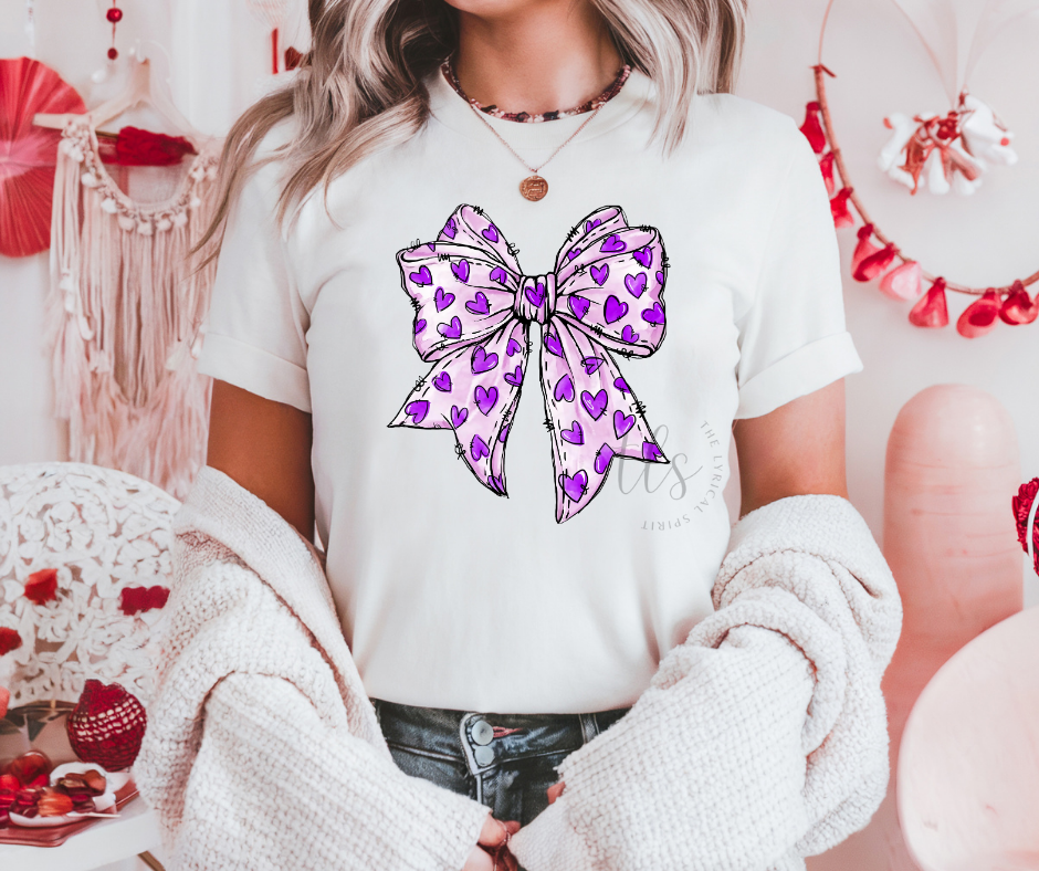 Heart Bow Valentine's T-Shirt