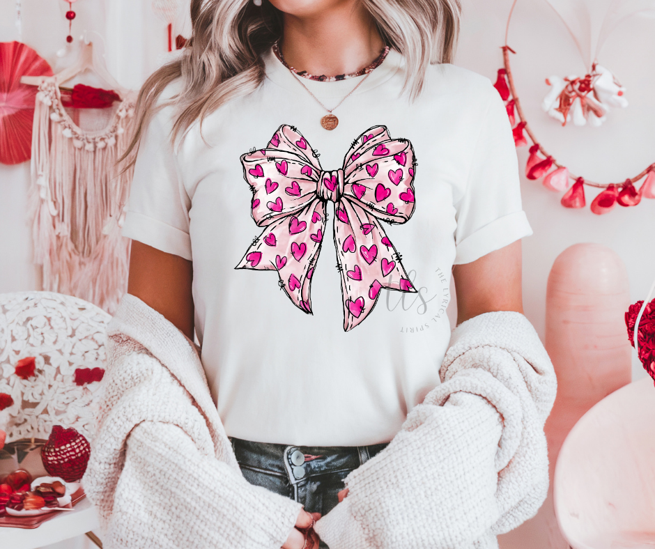 Heart Bow Valentine's T-Shirt
