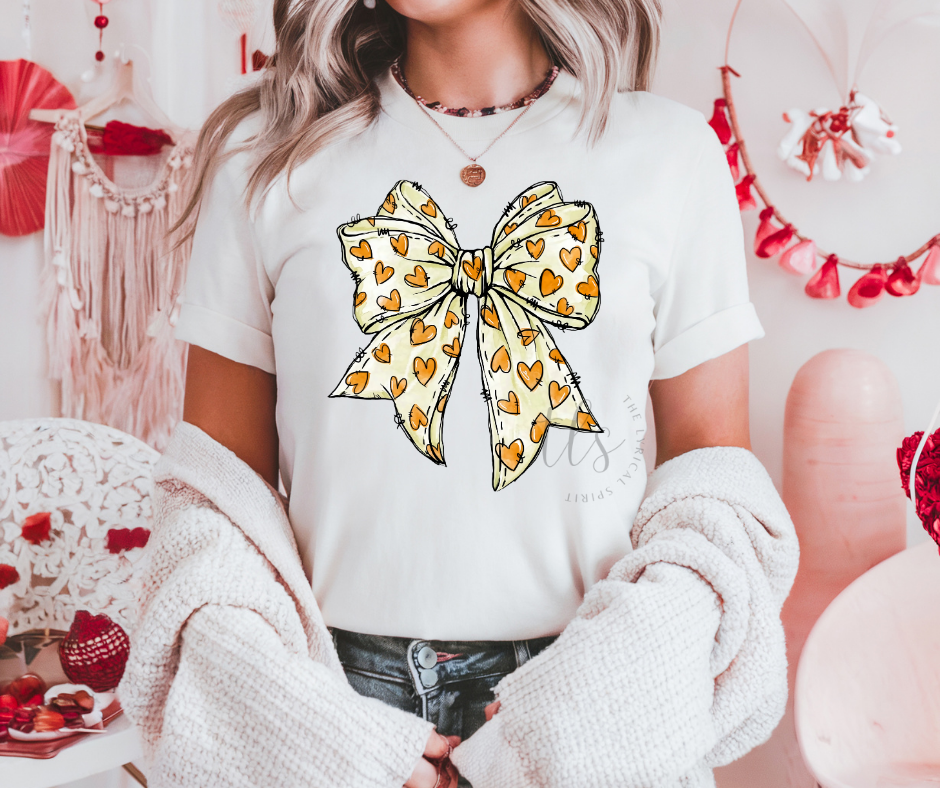 Heart Bow Valentine's T-Shirt
