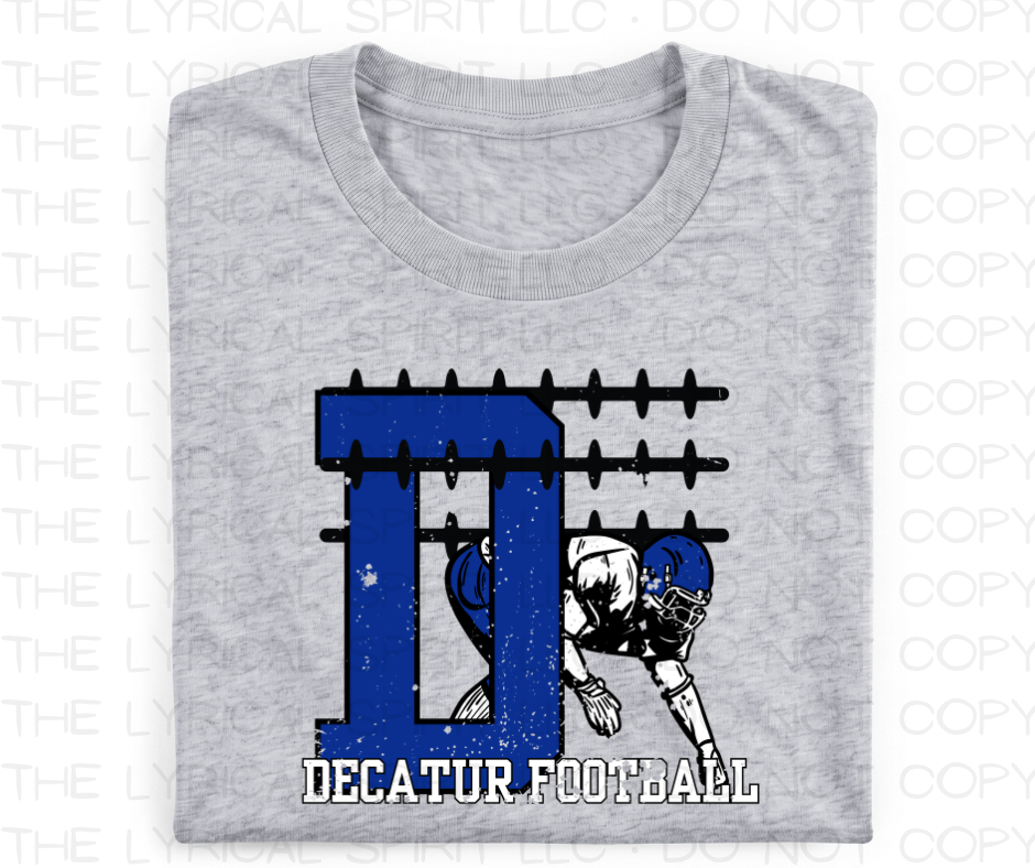 Decatur Football School Spirit T-Shirt 