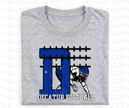Decatur Football School Spirit T-Shirt 