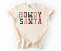 Howdy Santa Distressed T-Shirt