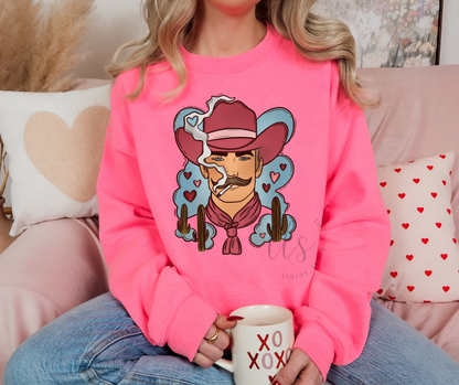 Cowboy Valentine's Sweatshirt