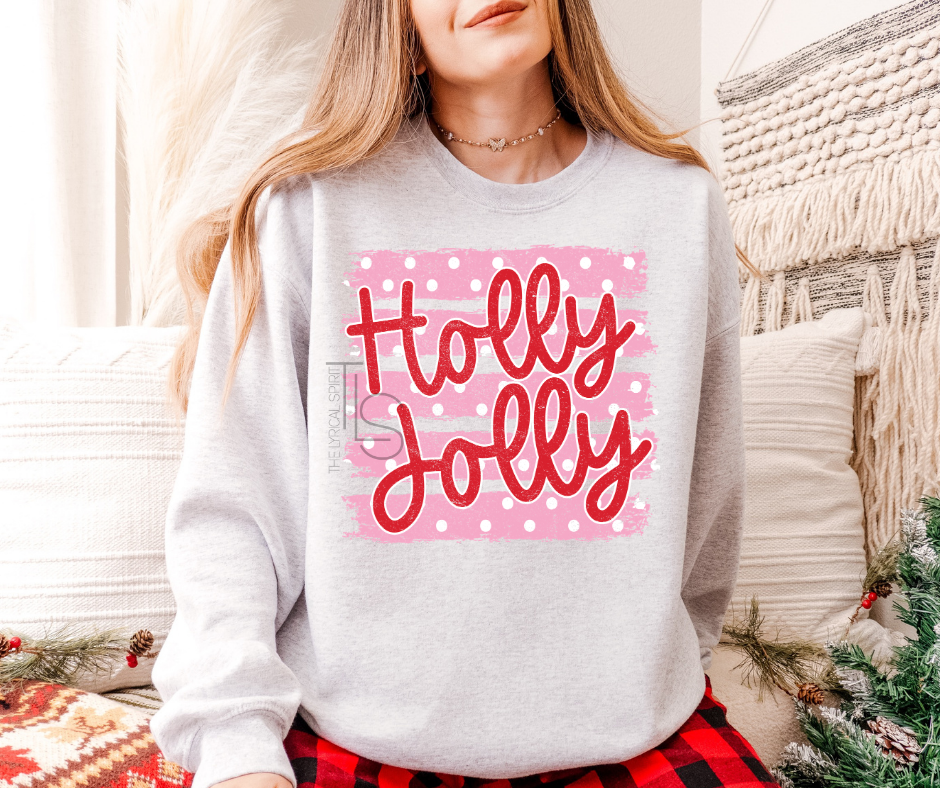 Holly Jolly Polka Dot Sweatshirt