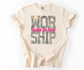 Worship Through The Worry Camo T-Shirt