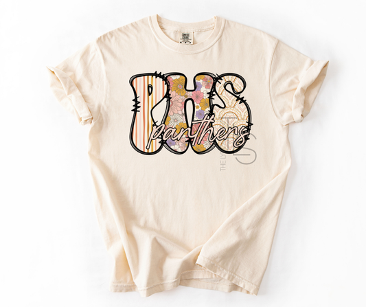 PHS Panthers Neutral Patterns Custom Exclusive T-Shirt