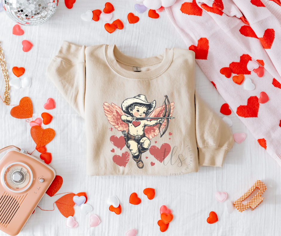 Cowboy Cupid Valentine's Sweatshirt