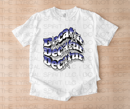 Decatur Wavy Stars Custom Exclusive T-Shirt