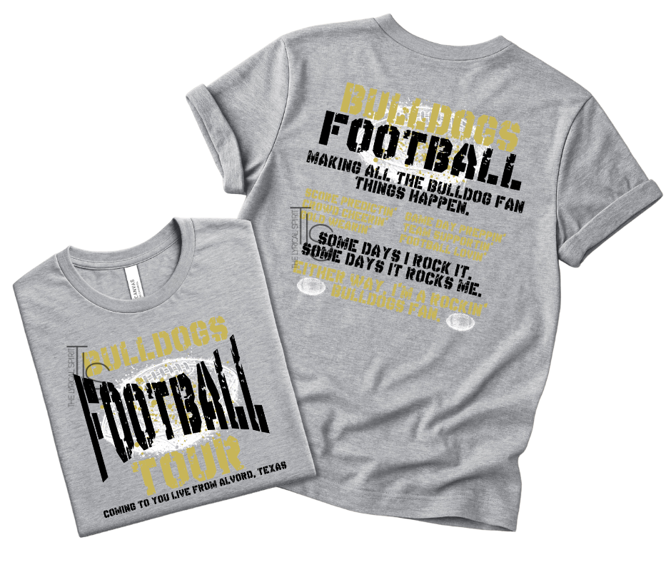 Bulldogs Football Tour Spirit Exclusive T-Shirt
