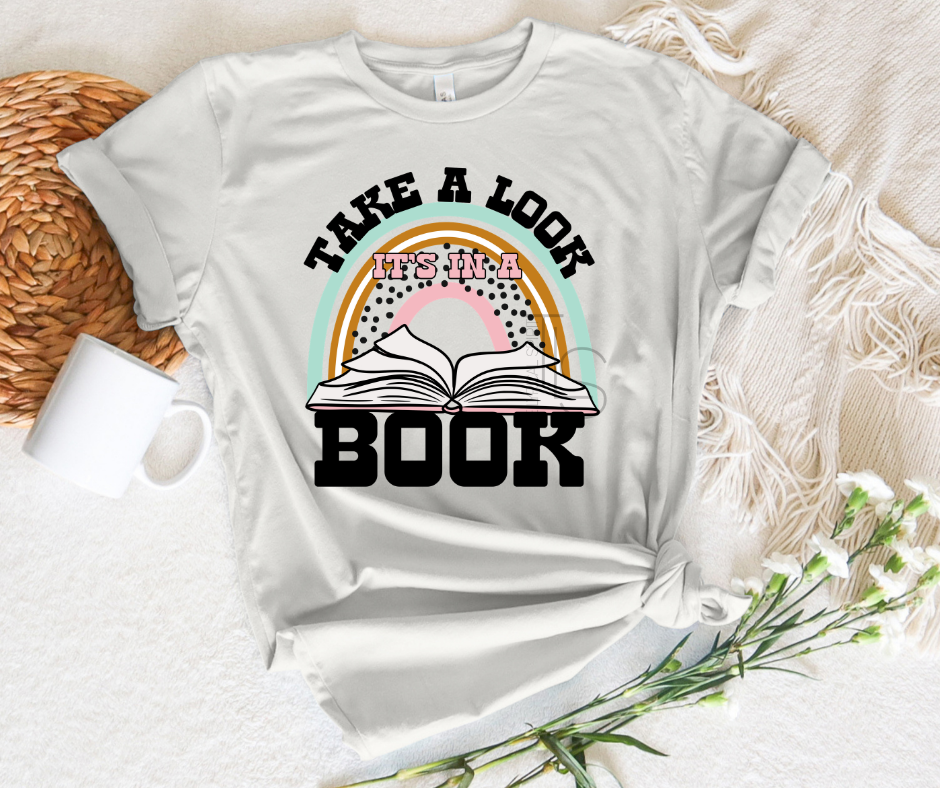 Take A Look It's In A Book Reading Custom Exclusive T-Shirt 