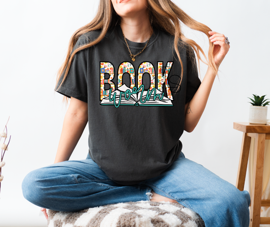 Book Worm Reading Custom Exclusive T-Shirt